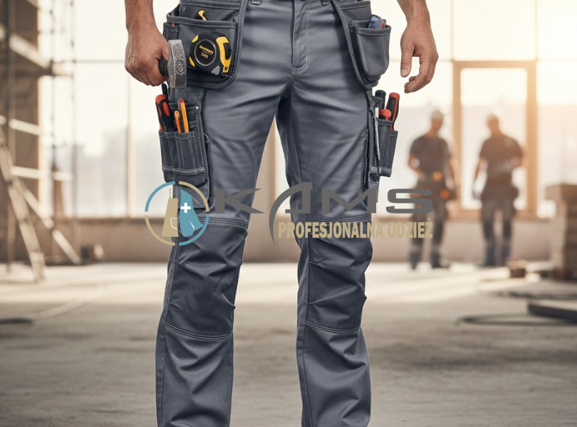 Spodnie robocze z kieszeniami (dużo kieszeni | kaburowe) – funkcjonalność bez granic